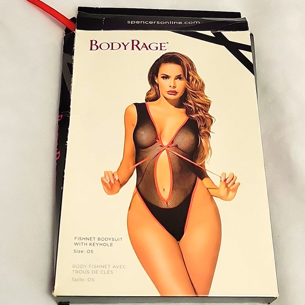 Spencer's Fishnet Bodysuit sz O/S